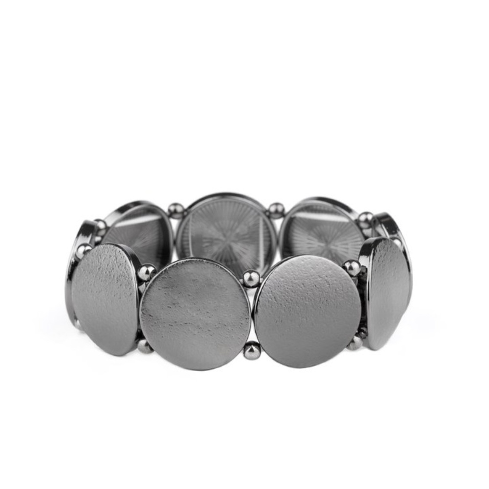 Gunmetal Beaded Bracelet